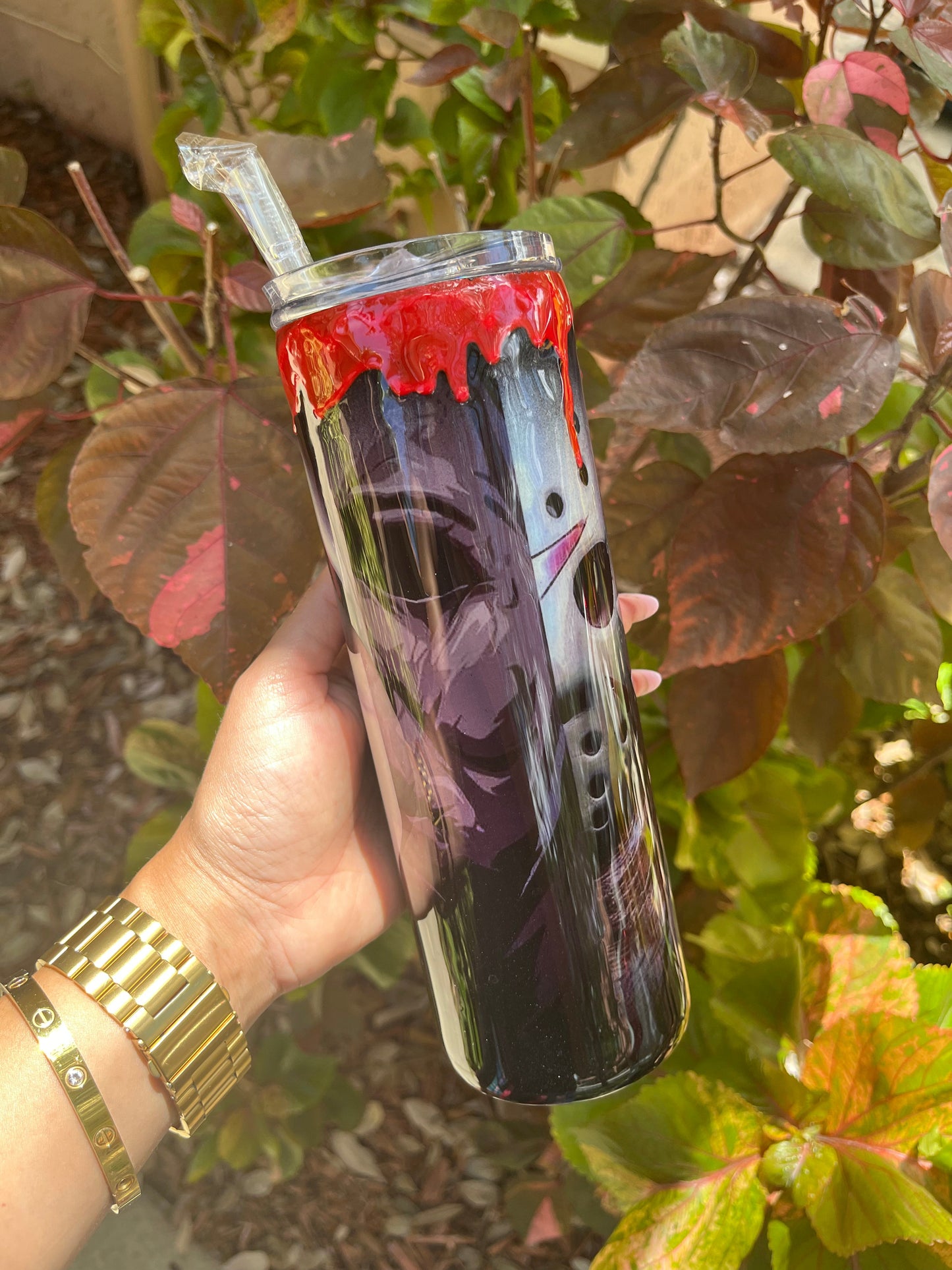 Horror Movie Night Tumber Stainless Steel Tumbler Personalize It By Belle Yes