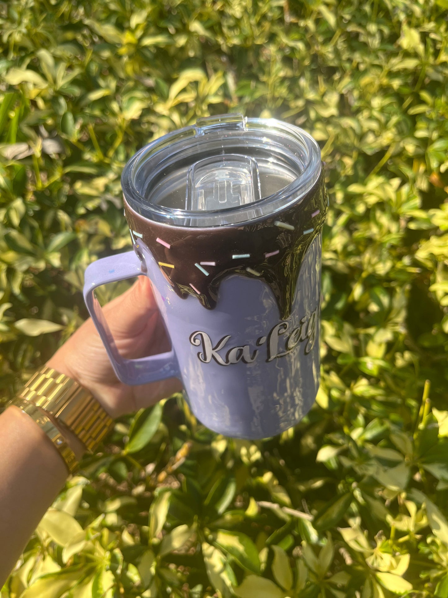 Icing Handle Tumbler Stainless Steel Tumbler Personalize It By Belle