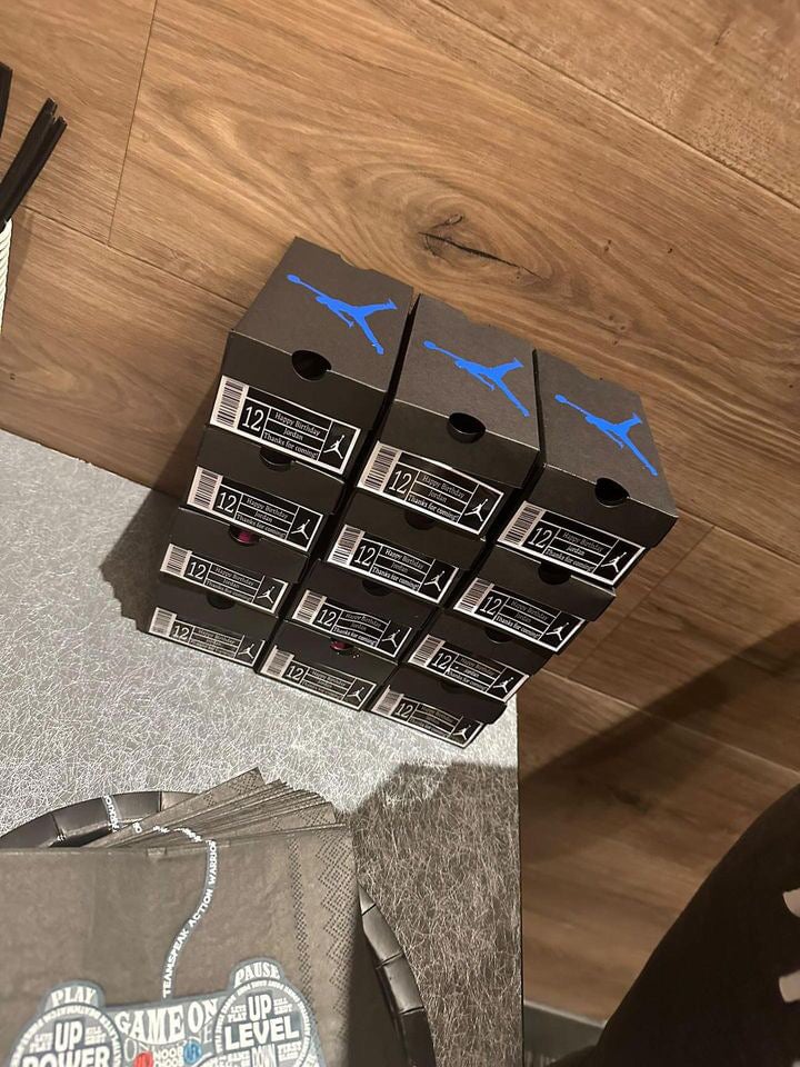 Mini Jordan Favor Boxes (15) Party Supplies Personalize It By Belle, LLC