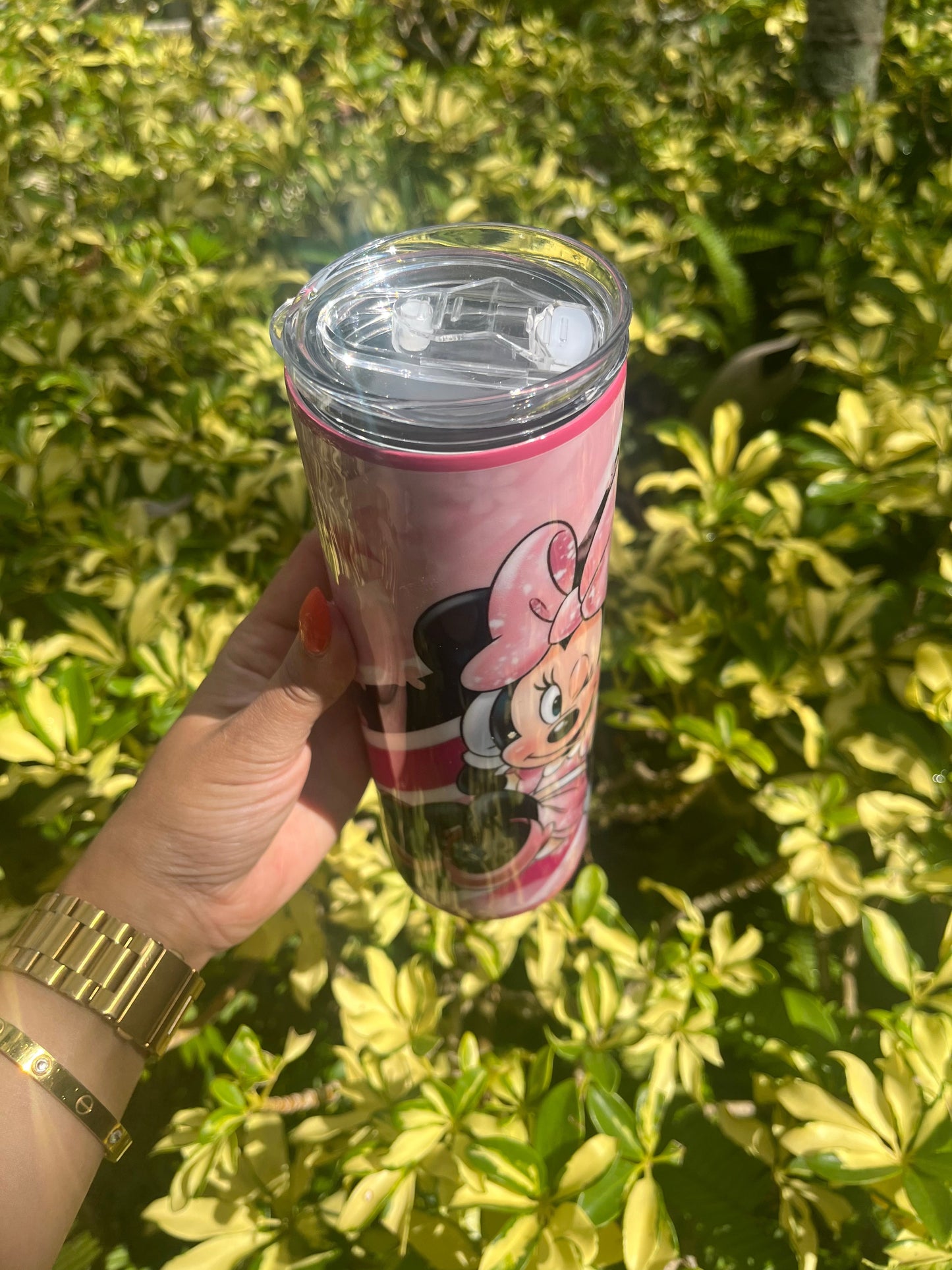 Minnie Stripe Tumbler Stainless Steel Tumbler Personalize It By Belle