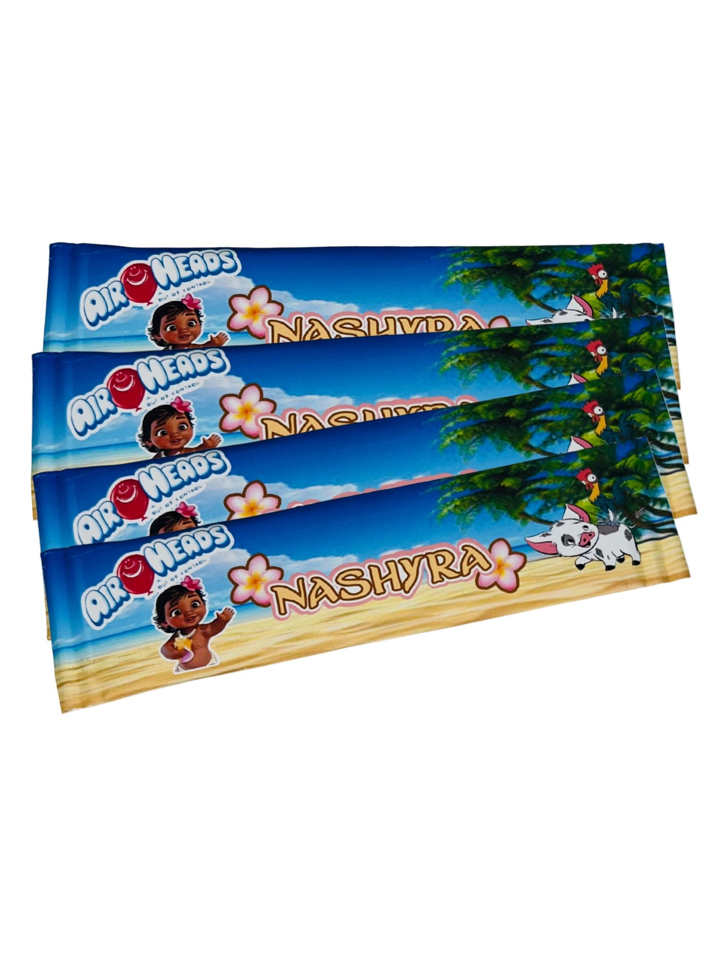 Moana Party Treat (15) Party Supplies Personalize It By Belle, LLC