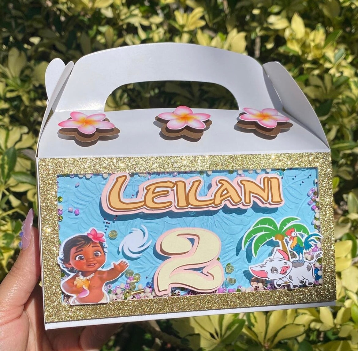 MOANA Party Treat Favor Boxes Party Supplies Personalize It By Belle