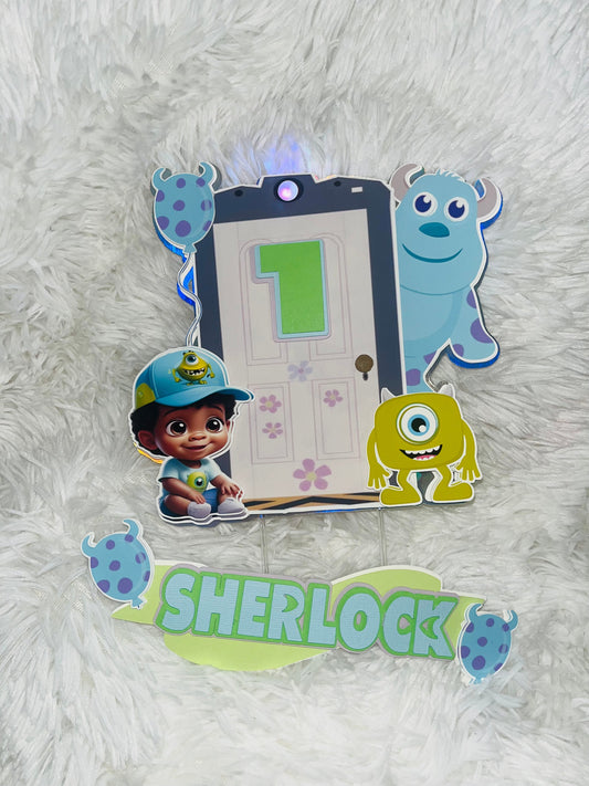 Monster Inc Cake Topper Personalize It By Bel