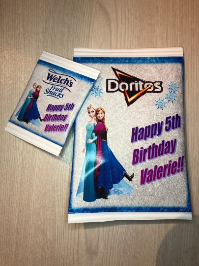 Party Chip Bags (12) Party Supplies Personalize It By Belle