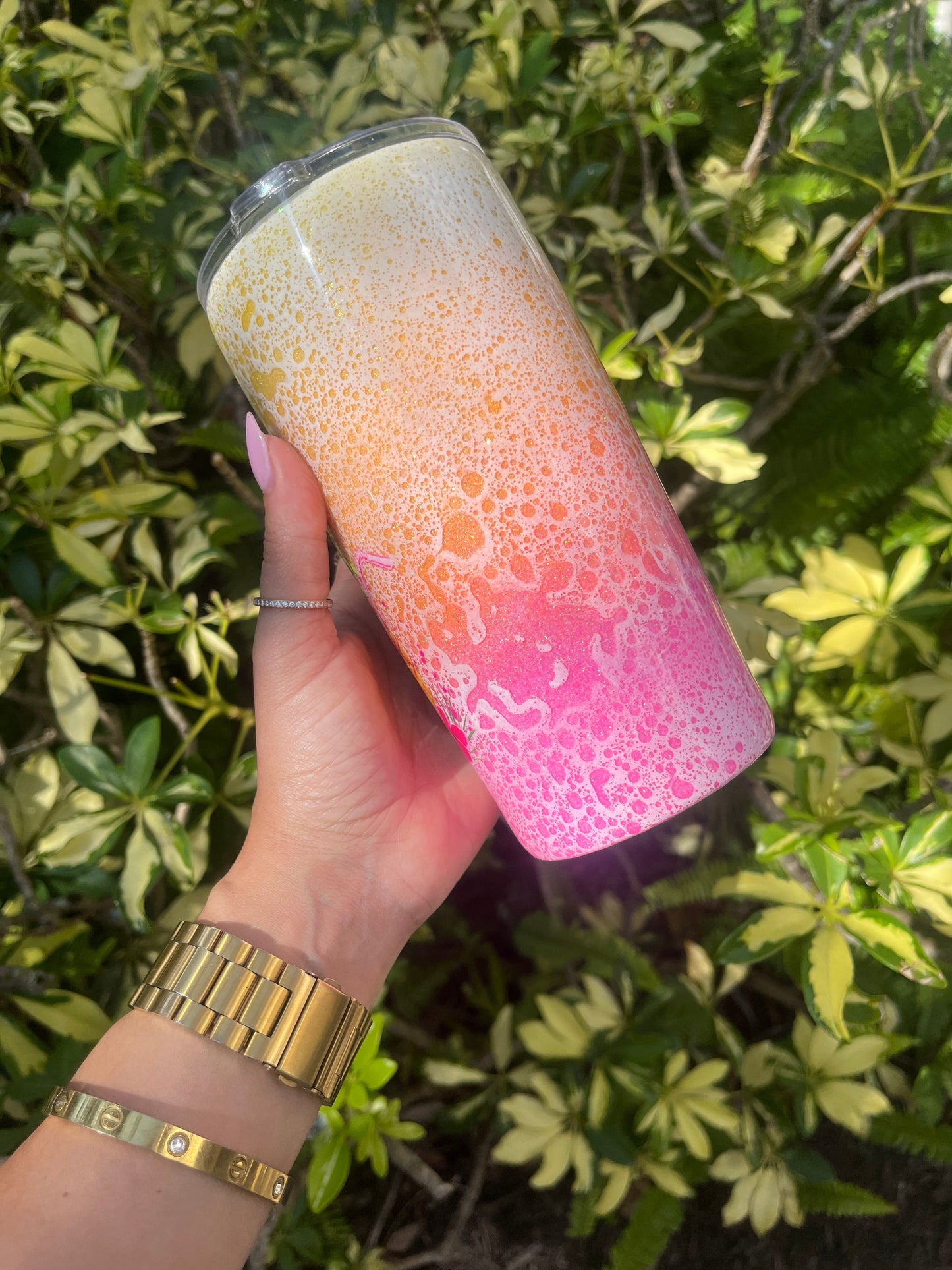 Pineapple Summer Splash Tumbler Stainless Steel Tumbler Personalize It By Belle