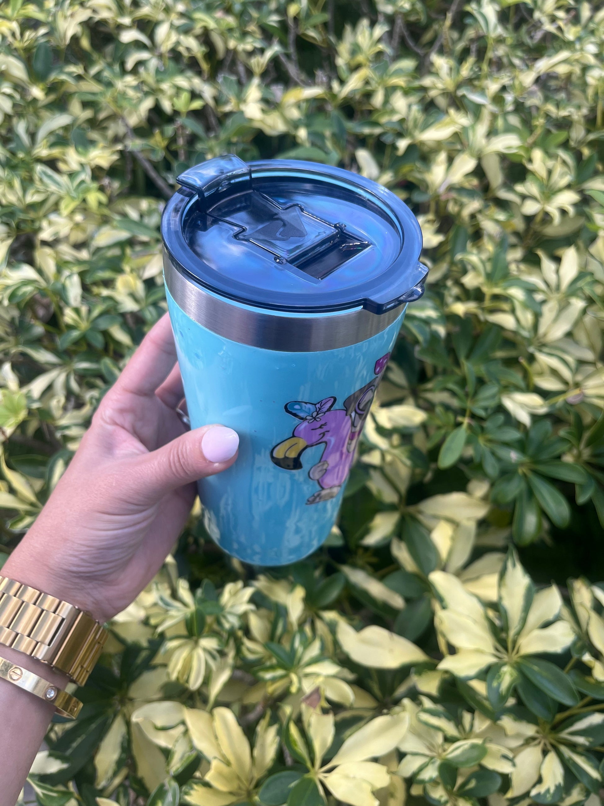 Pool Pup Sparkle Tumbler Stainless Steel Tumbler Personalize It By Belle