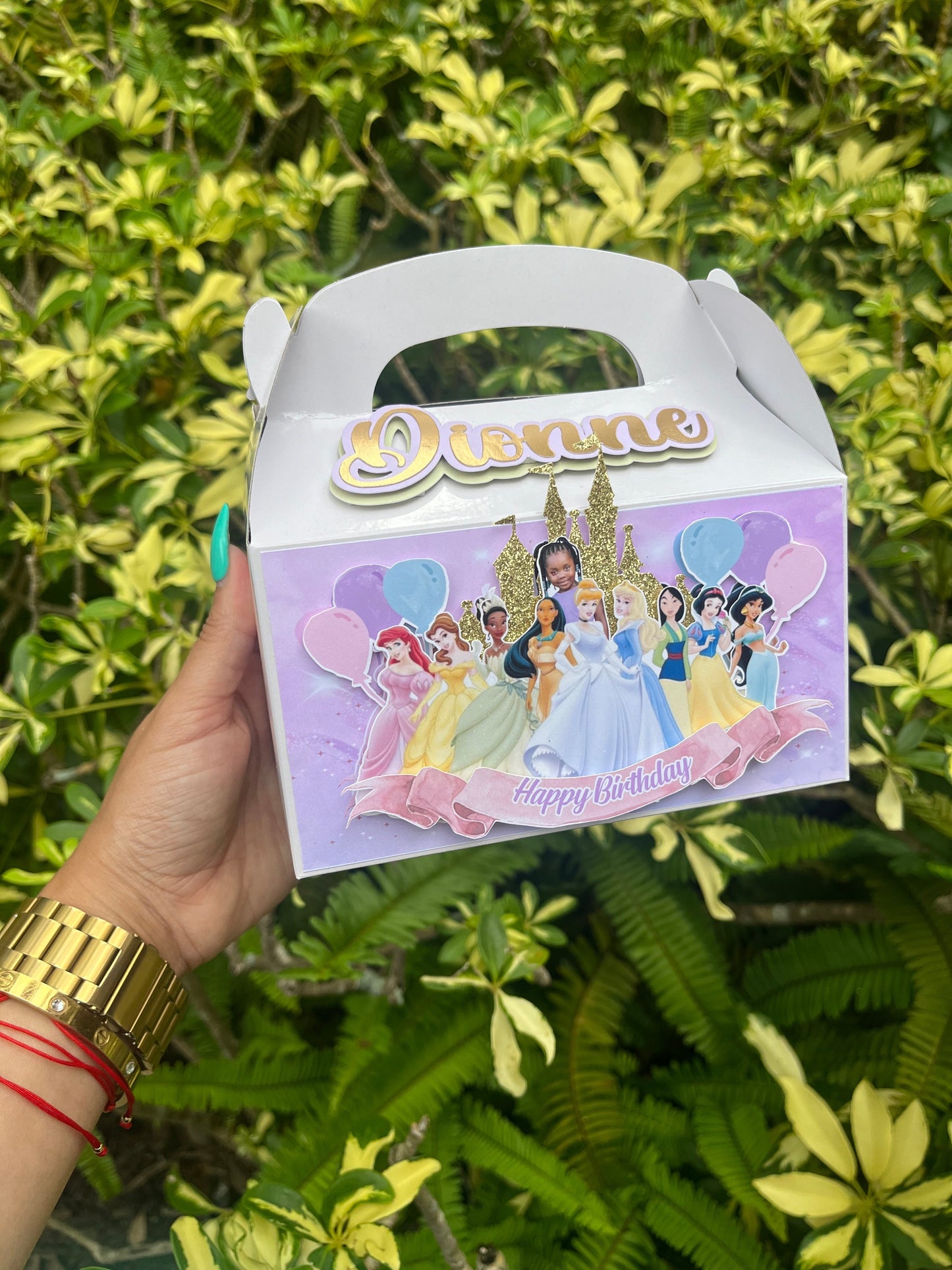 Princess Treat Gable Boxes (12) Party Supplies Personalize It By Belle 3D