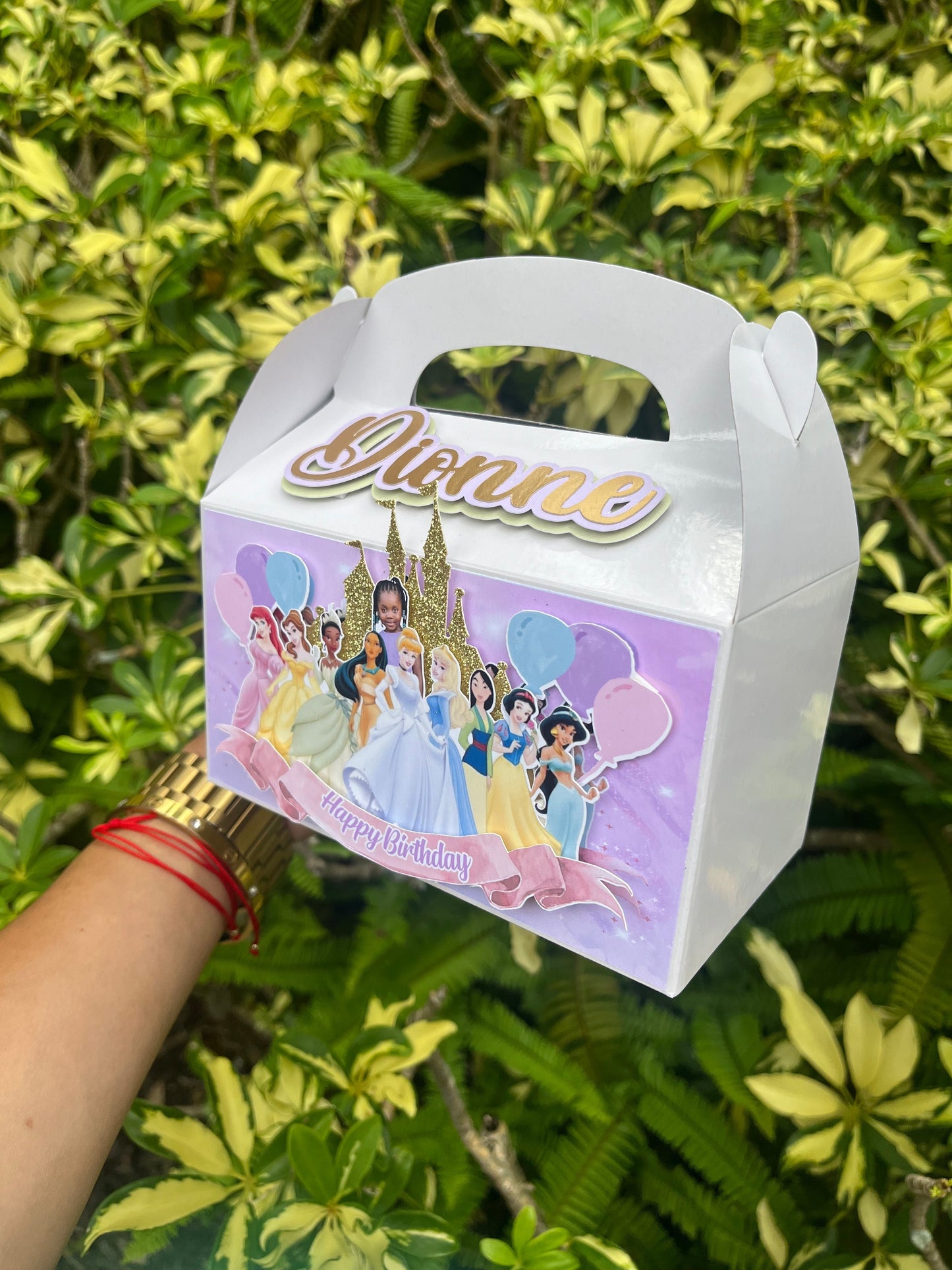 Princess Treat Gable Boxes (12) Party Supplies Personalize It By Belle