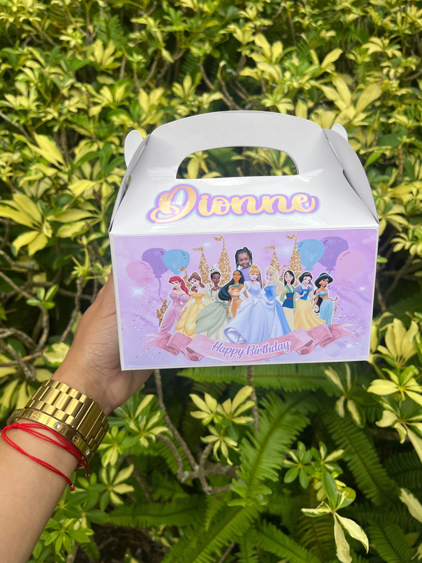 Princess Treat Gable Boxes (12) Party Supplies Personalize It By Belle Non 3D