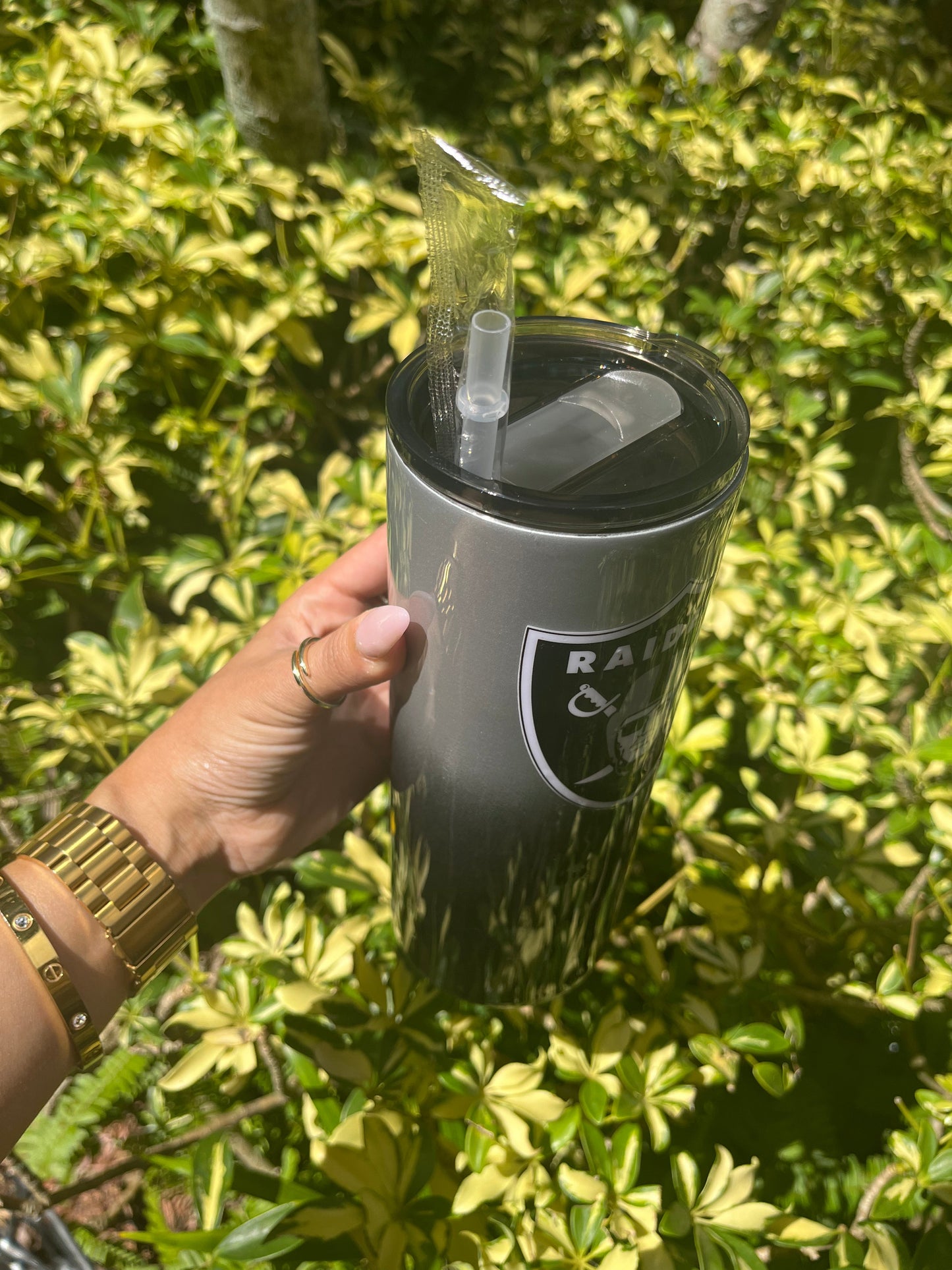 Raiders Football Tumbler Stainless Steel Tumbler Personalize It By Belle