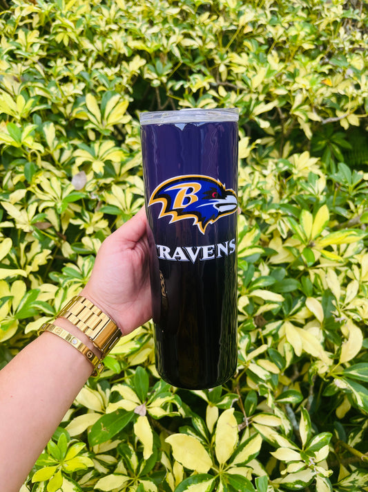 Ravens Football Tumbler Stainless Steel Tumbler Personalize It By Belle