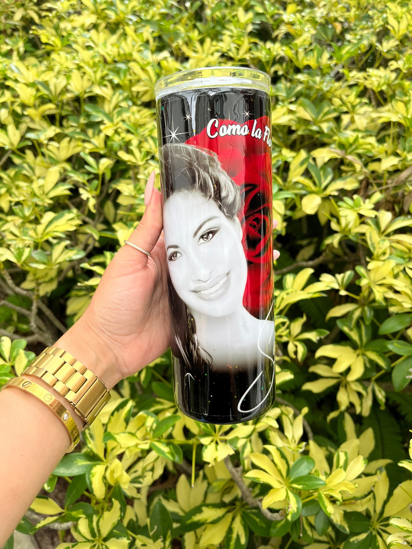 Selena Como La Flor Tumbler Stainless Steel Tumbler Personalize It By Belle
