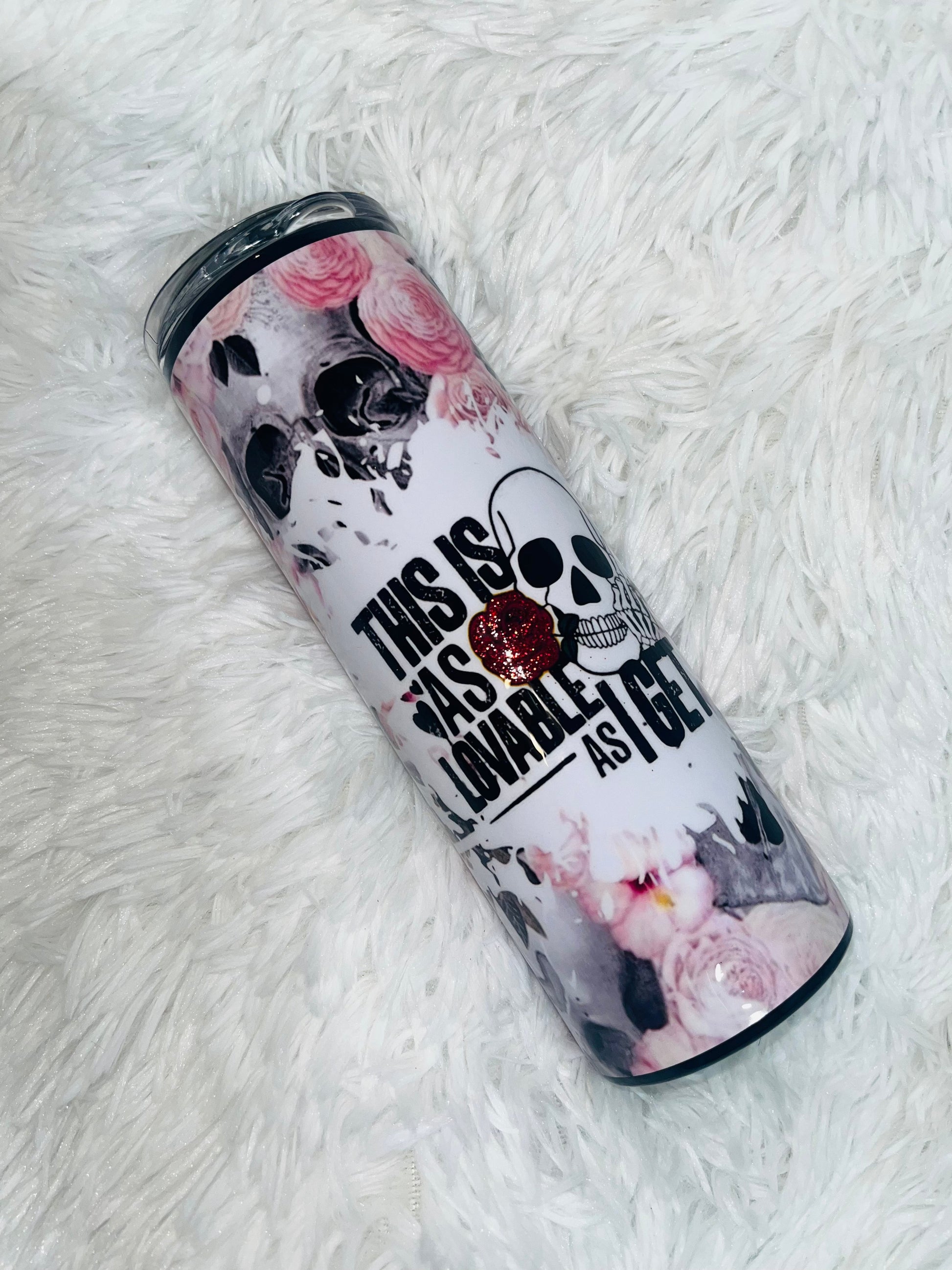 Skulls Roses Tumbler Stainless Steel Tumbler Personalize It By Belle