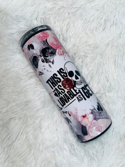 Skulls Roses Tumbler Stainless Steel Tumbler Personalize It By Belle