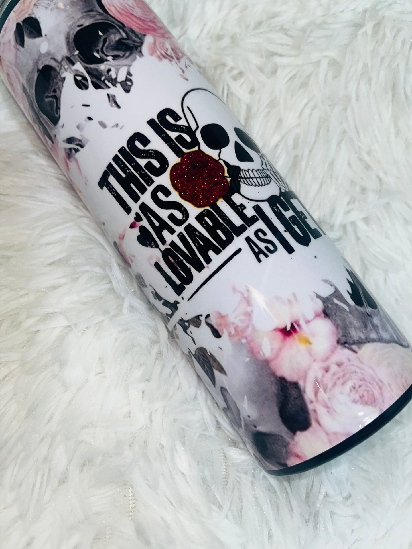 Skulls Roses Tumbler Stainless Steel Tumbler Personalize It By Belle