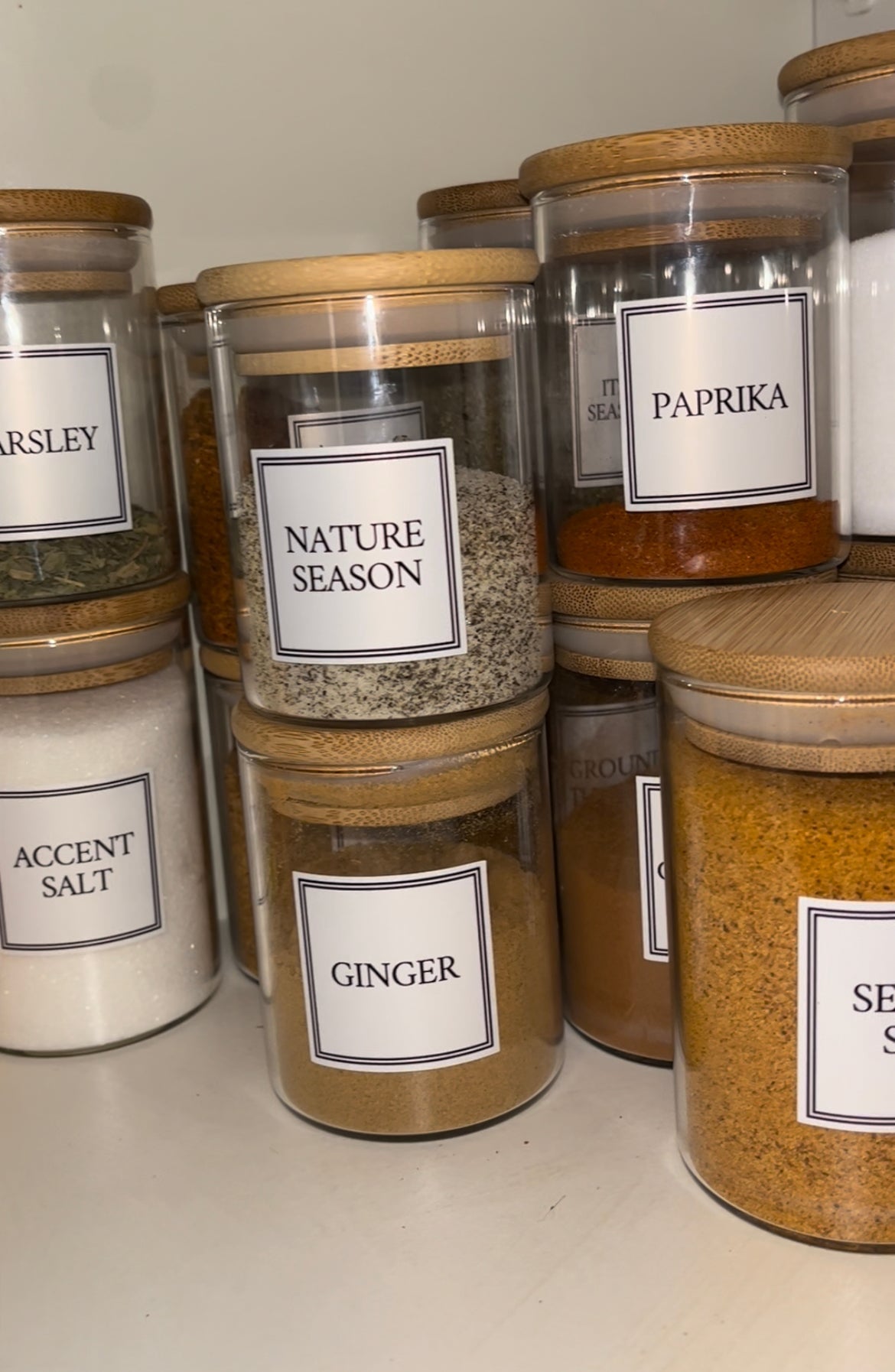 Spice Labels (40) Decals Personalize It By Belle, LLC