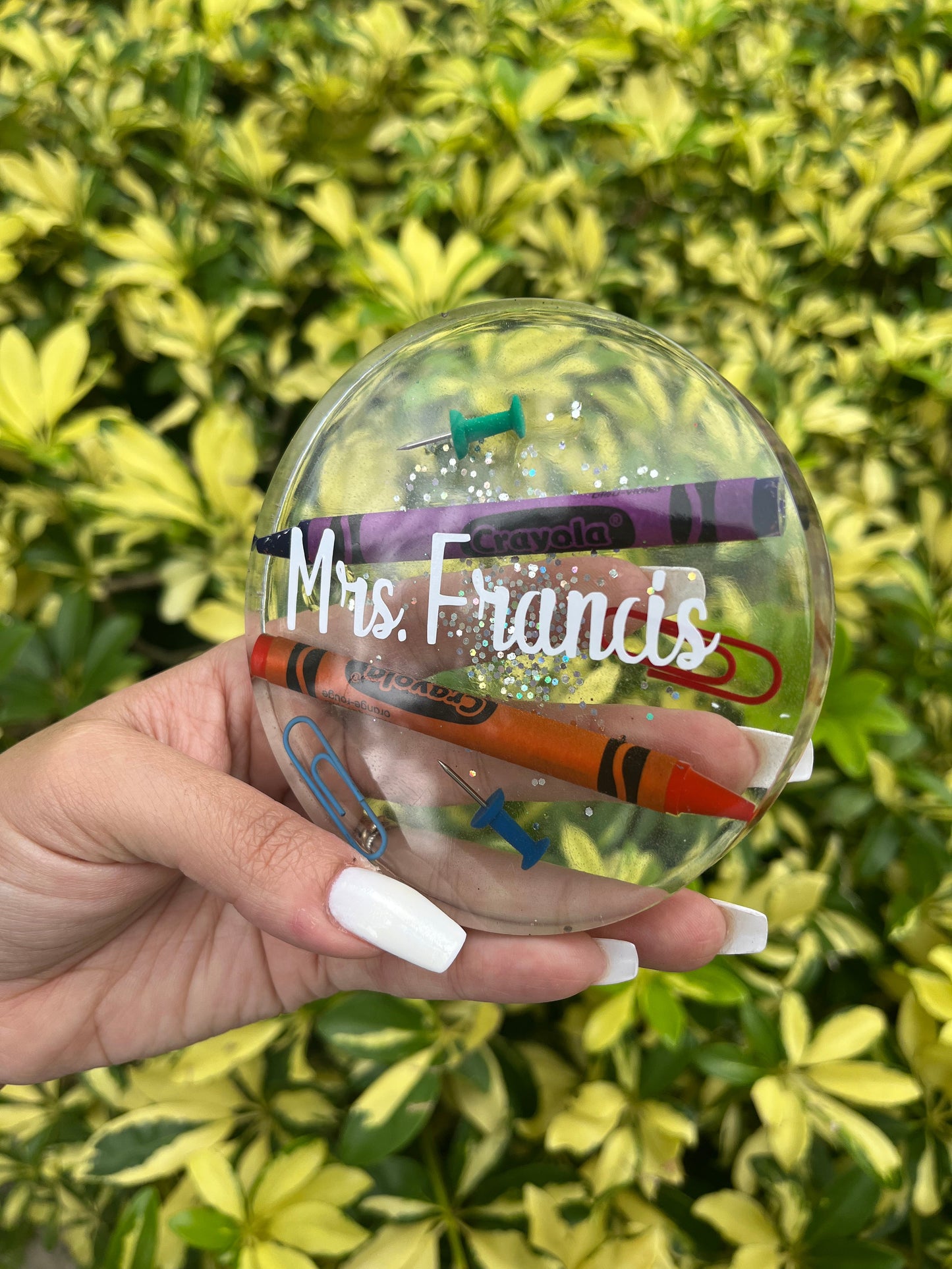 Teacher Clear Coaster Coasters Personalize It By Belle, LLC