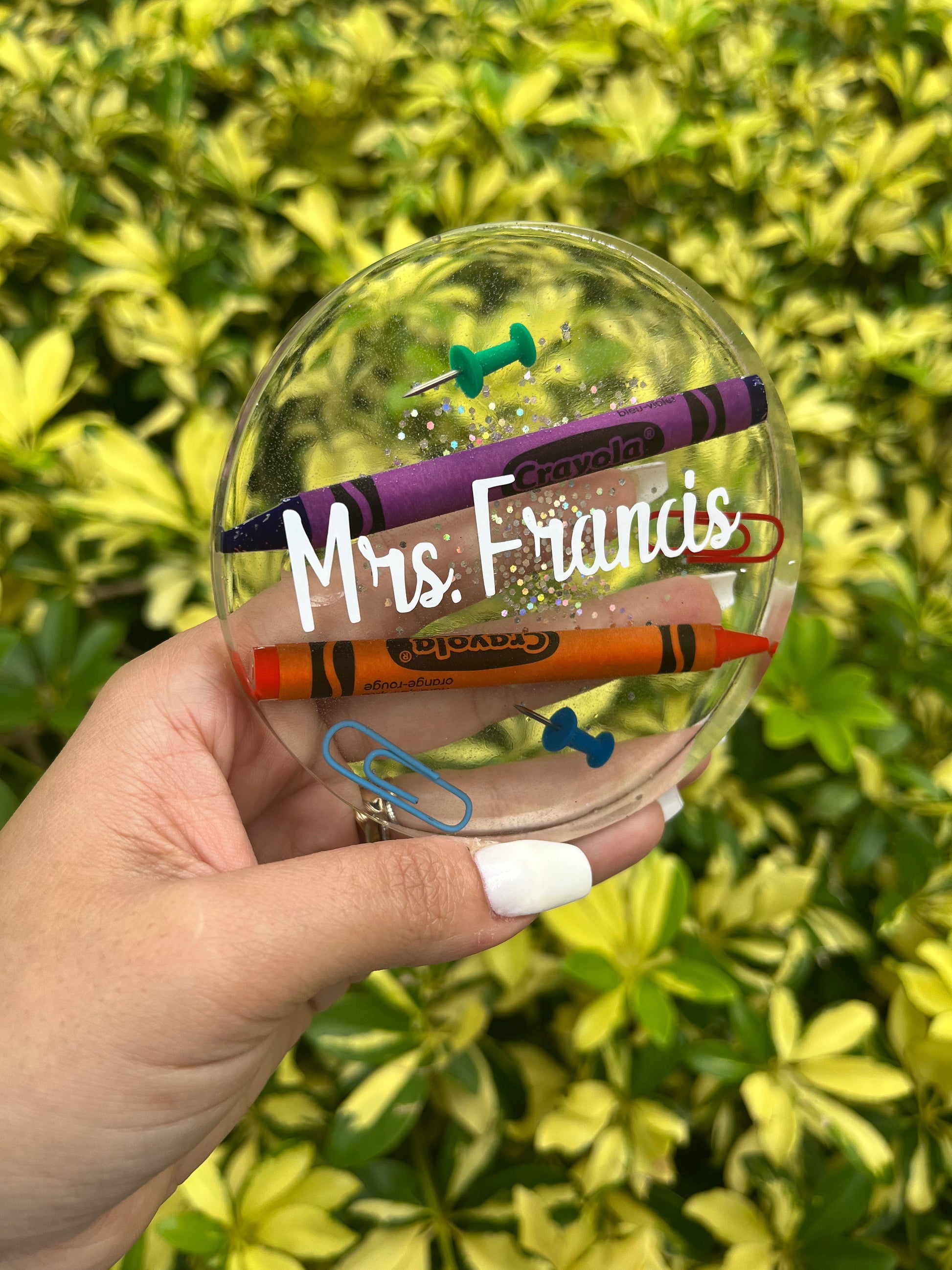 Teacher Clear Coaster Coasters Personalize It By Belle, LLC