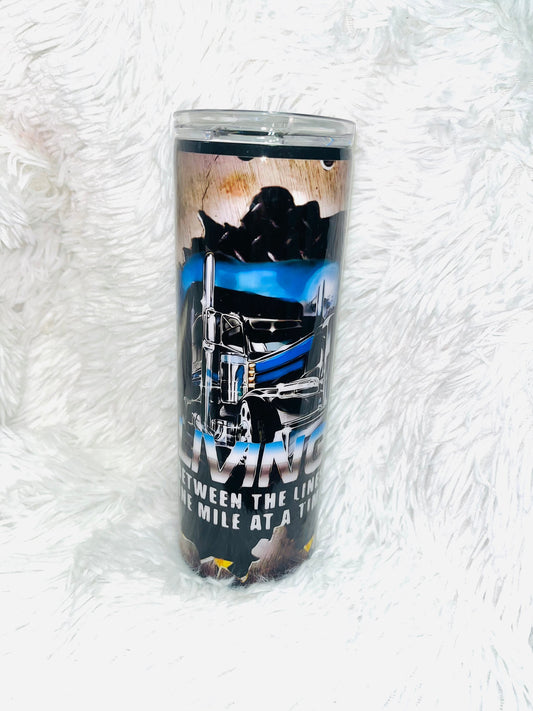 Truck Life Stainless Tumbler Stainless Steel Tumbler Personalize It By Belle