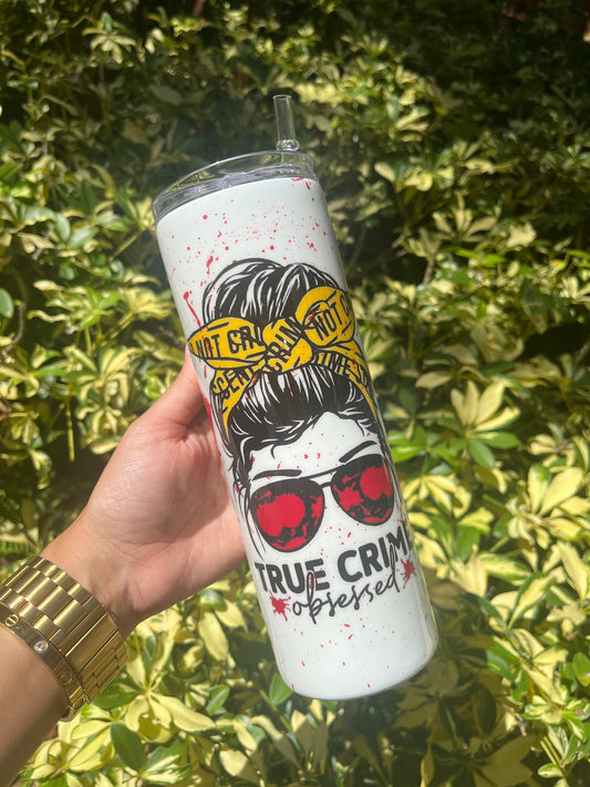 True Crime Bow Tumbler Stainless Steel Tumbler Personalize It By Belle