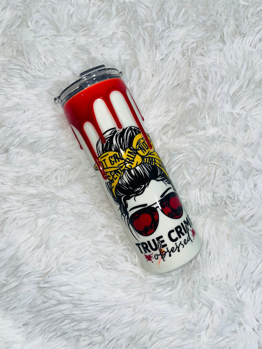 True Crime Drip Bow Tumbler Stainless Steel Tumbler Personalize It By Belle