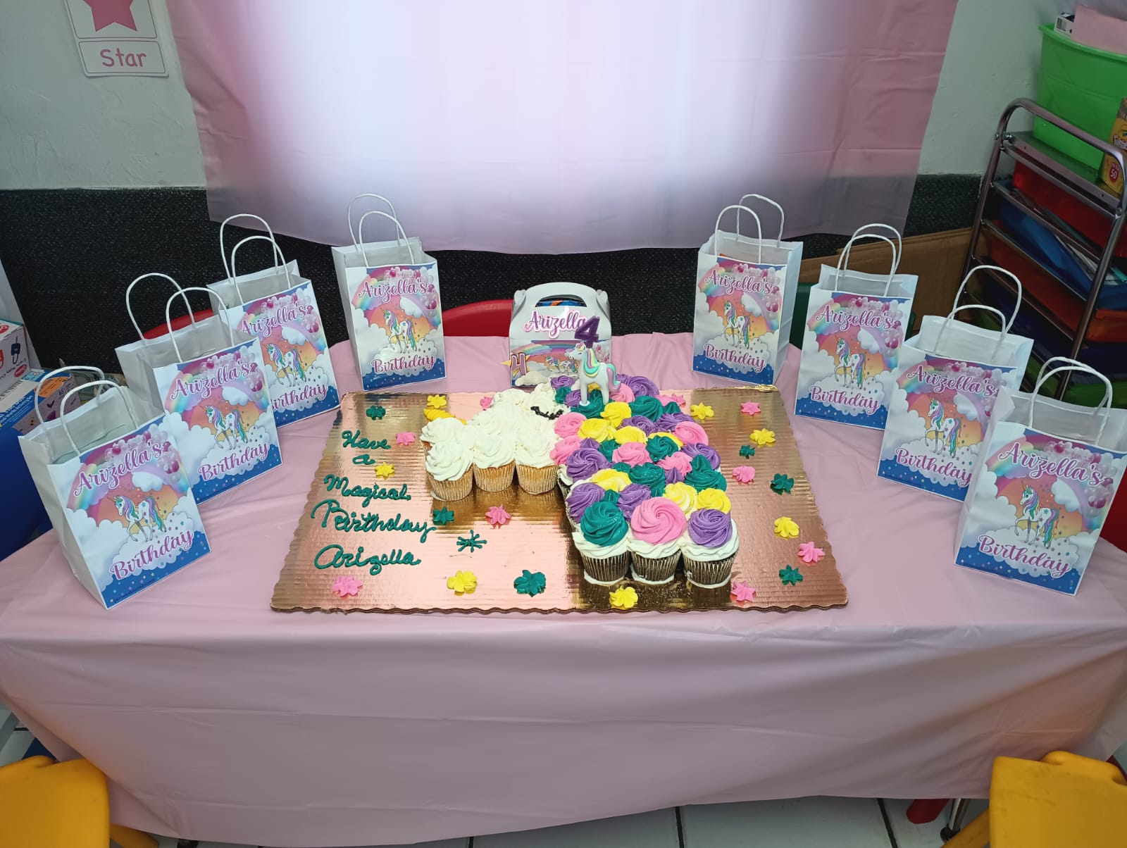 Unicorn Party Favor Bags (6) Party Supplies Personalize It By Belle