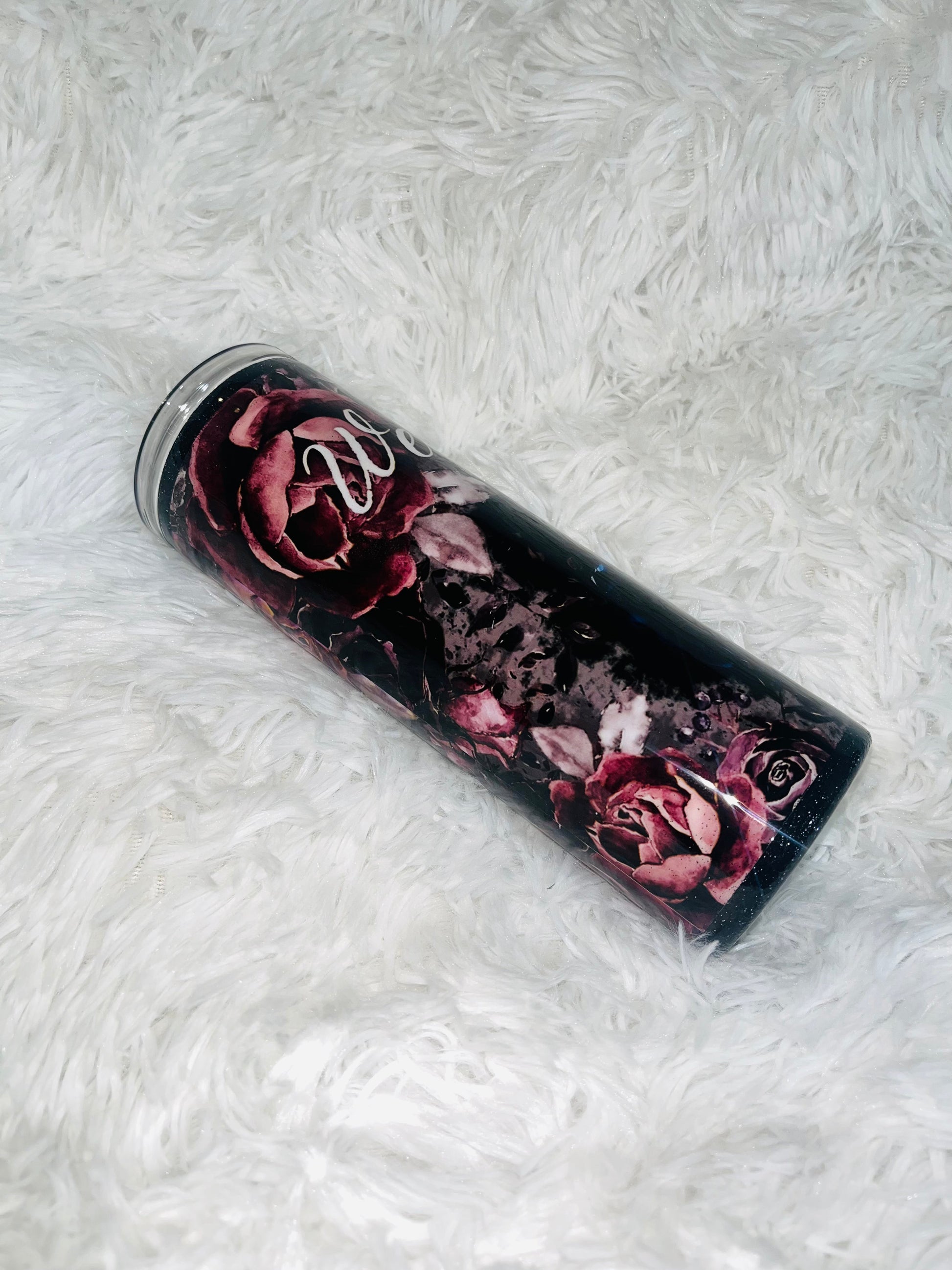 Wednesday Inspired Rose Tumbler Stainless Steel Tumbler Personalize It By Belle