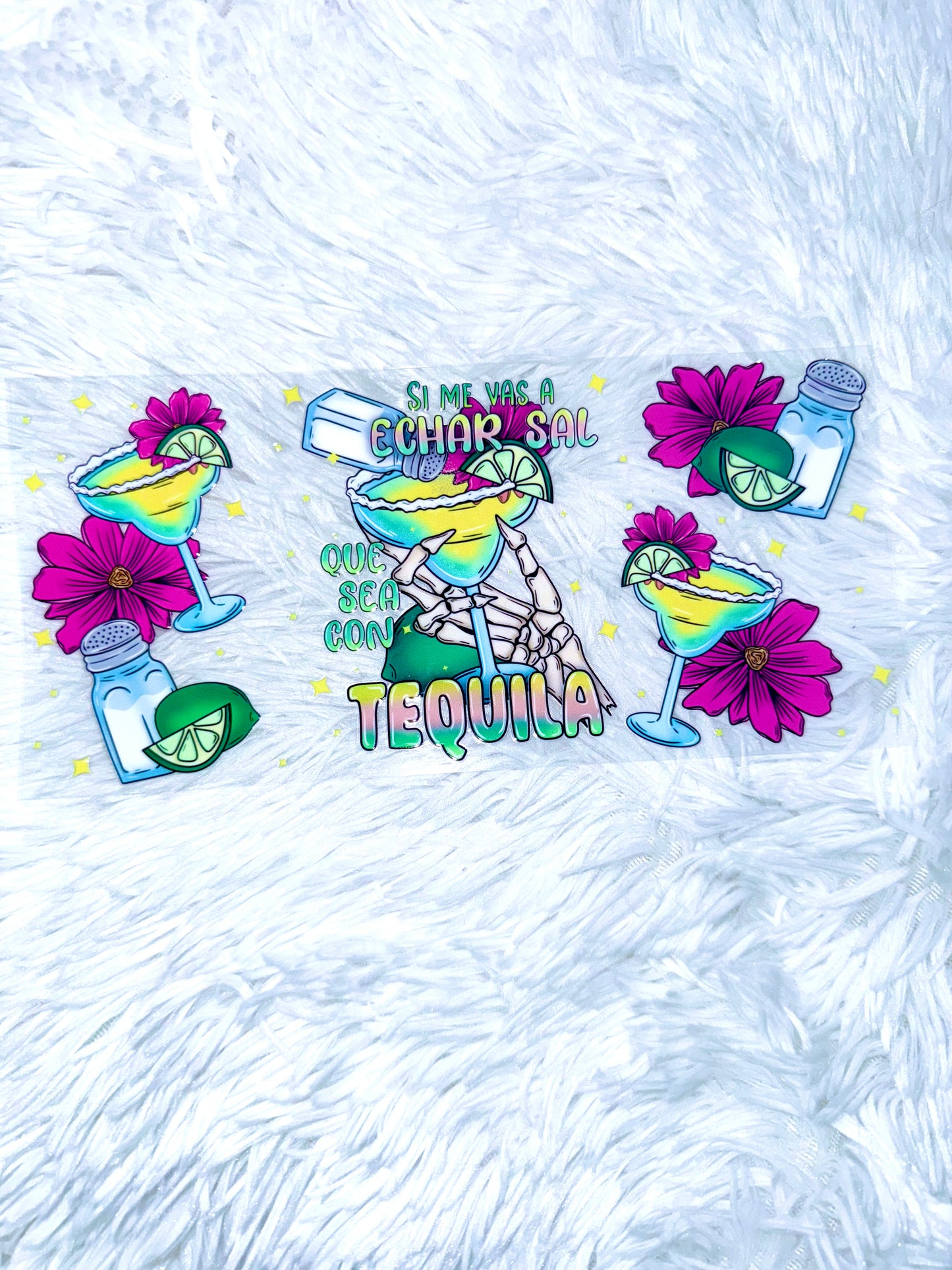 B204. Spanish Tequila Tumbler Wrap