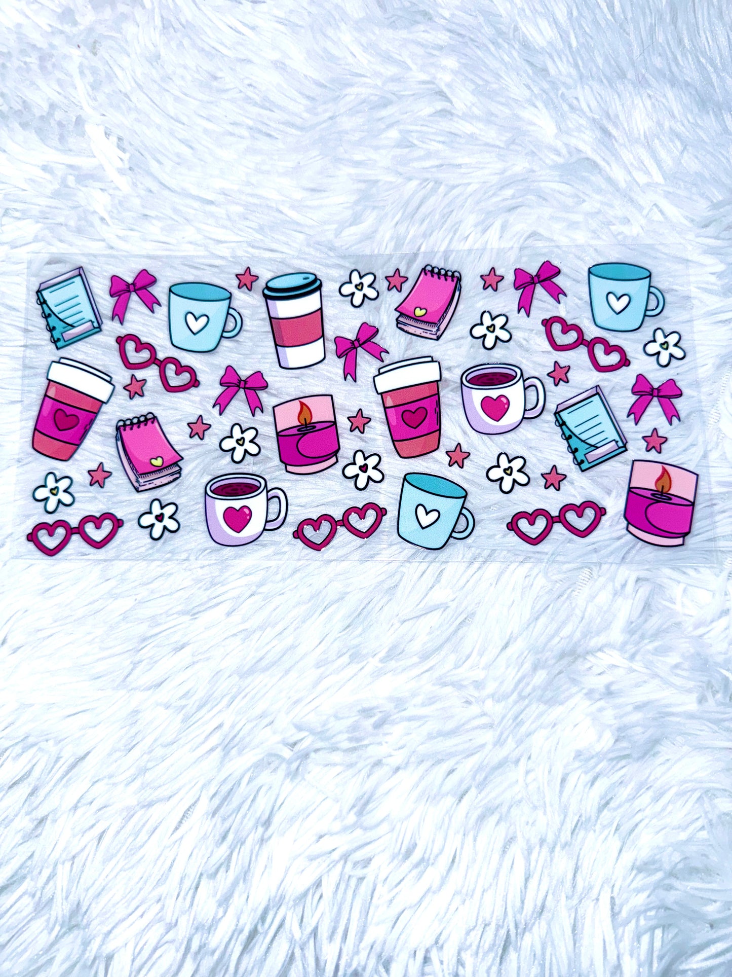 B208. Coffee Planner Teacher Tumbler Wrap