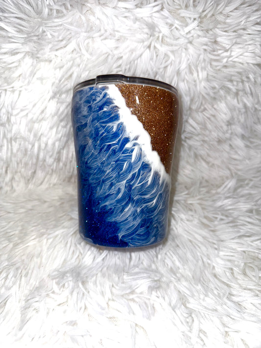 Deep Waves Beach Stemless Stainless Tumbler