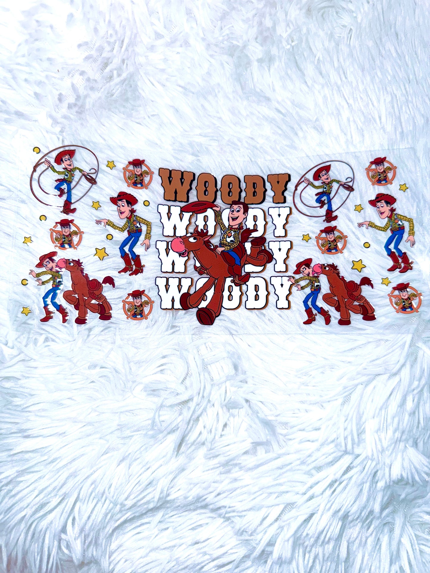 B225. Toy Story Woody Tumbler Wrap