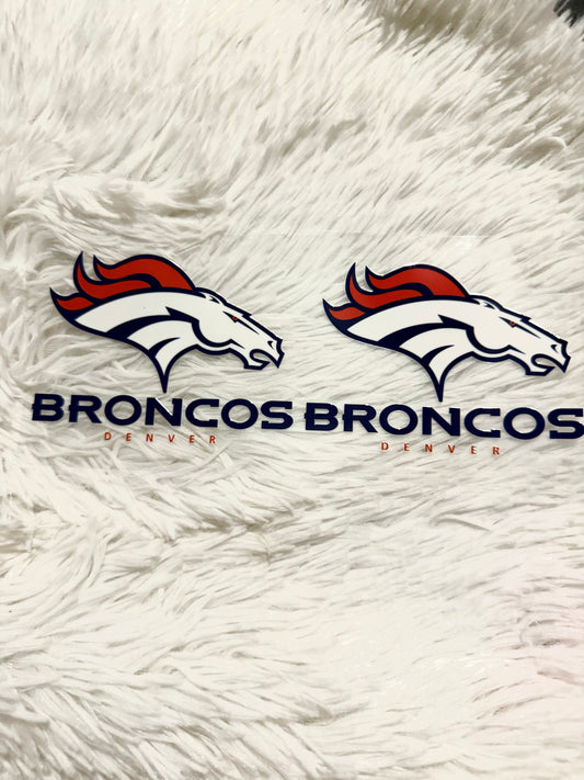 W173. Broncos Football NFL Tumbler Wrap