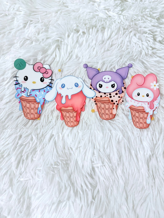 W71. Hello Kitty Cone Friends