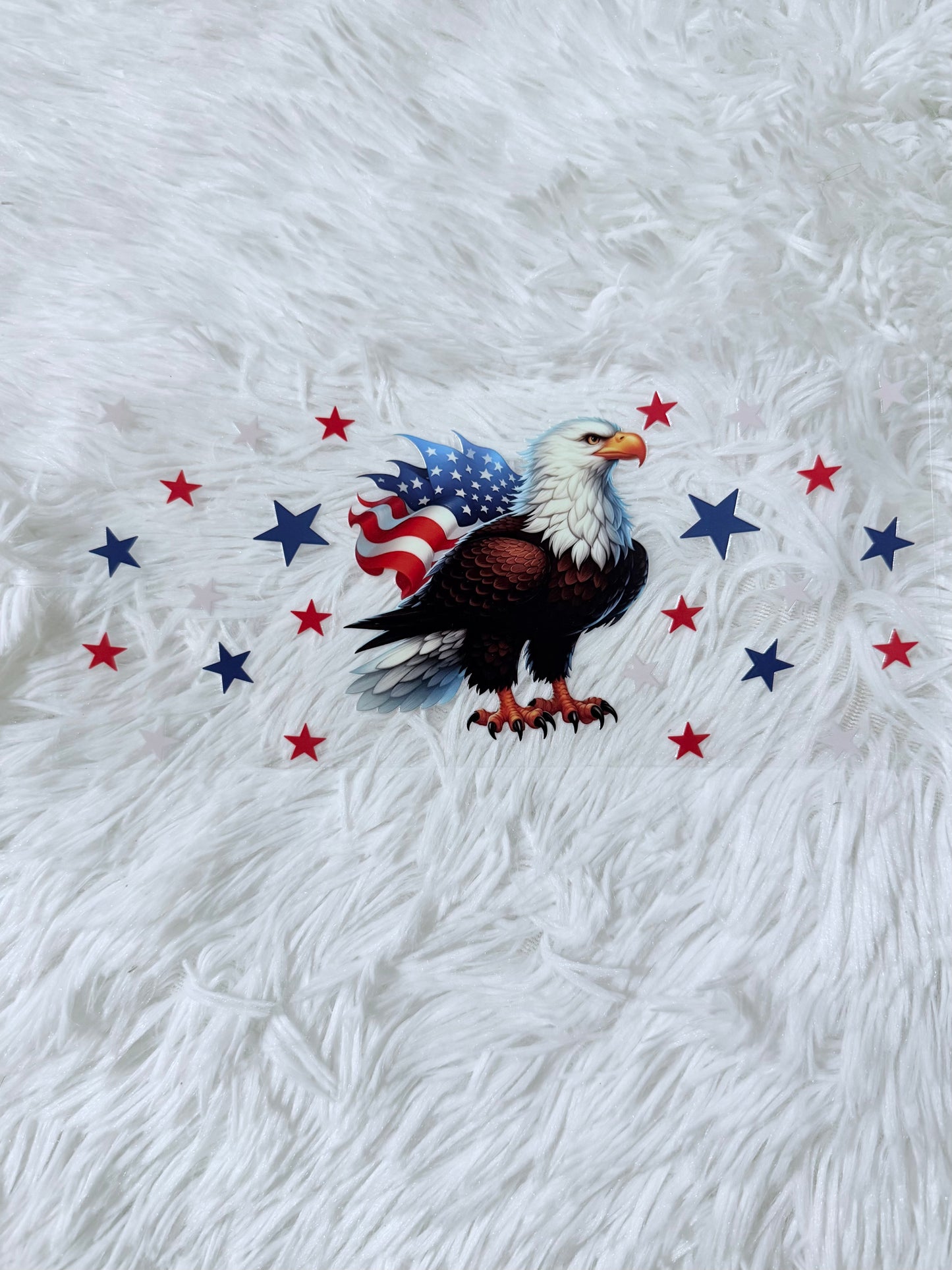 B25. Eagle American Flag Stars