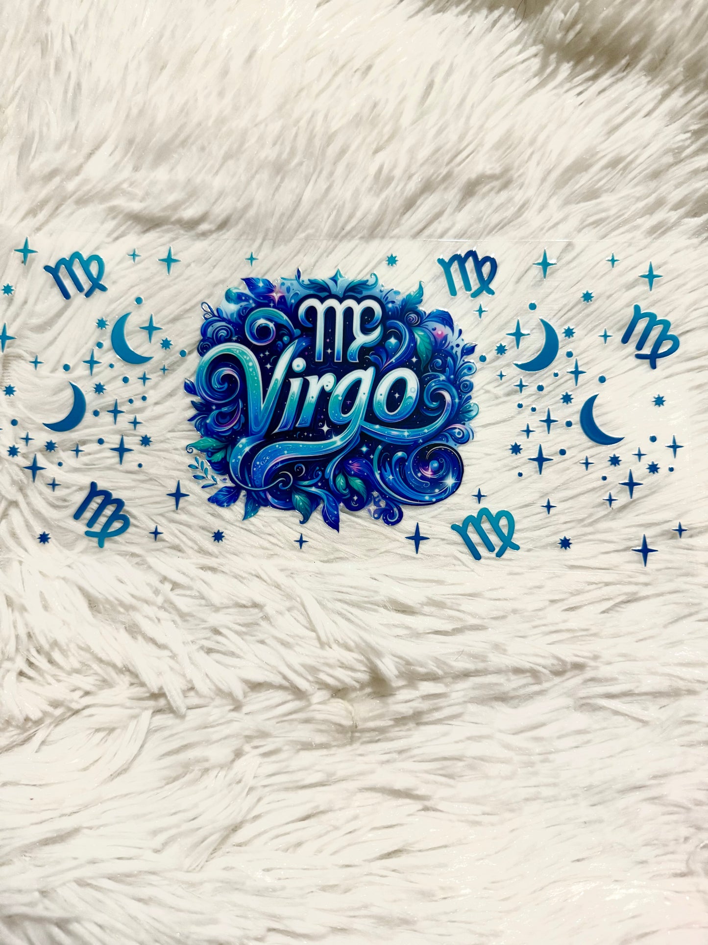 W151. Virgo Splash Zodiac Tumbler Wrap