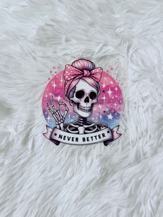 D10. Skeleton Coffee Cup Dog Mom