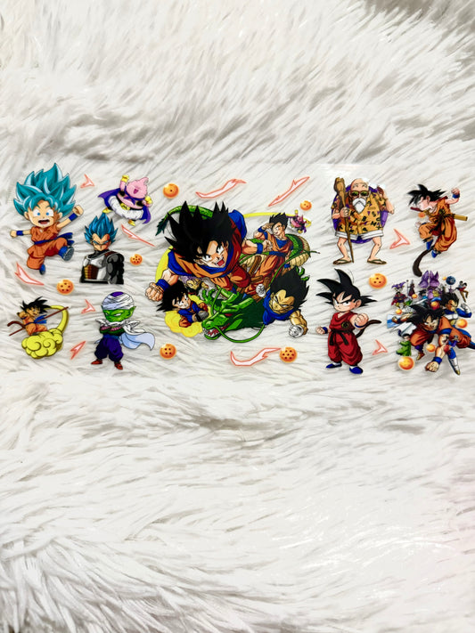 W127. Dragon Ball Z Groups Tumbler Wrap