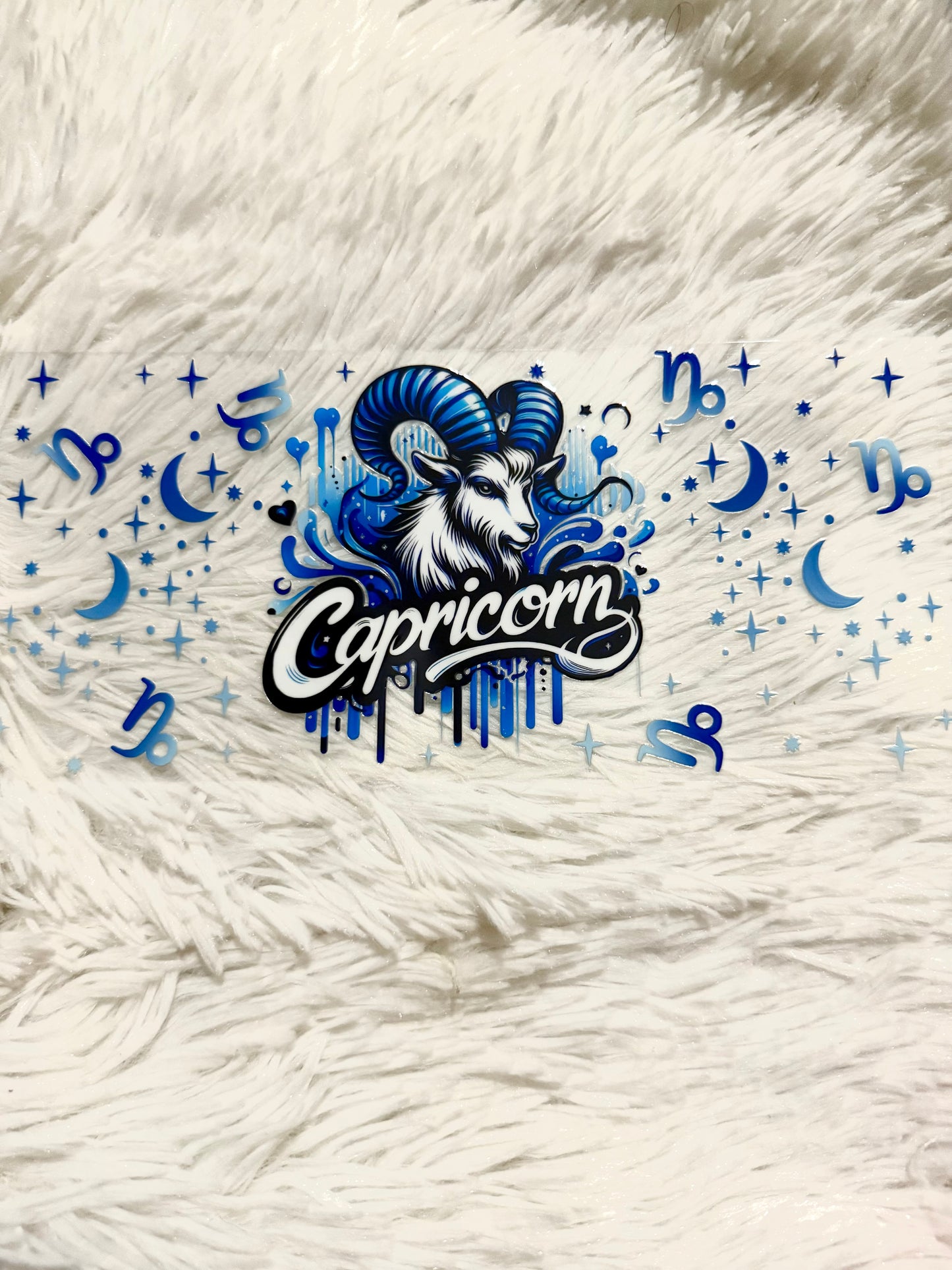 W150. Capricorn Splash Zodiac Tumbler Wrap