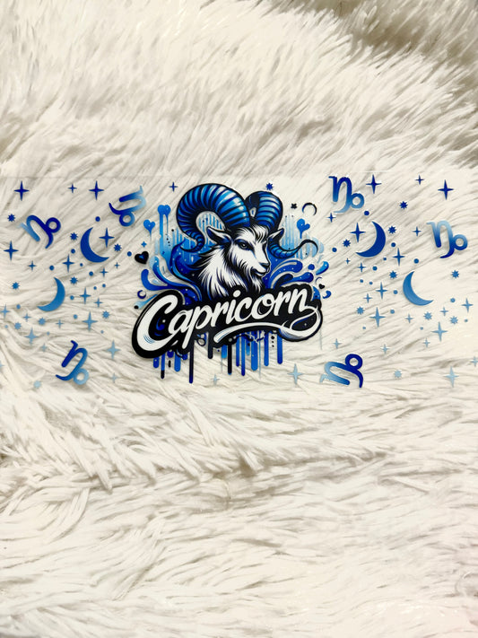 W150. Capricorn Splash Zodiac Tumbler Wrap