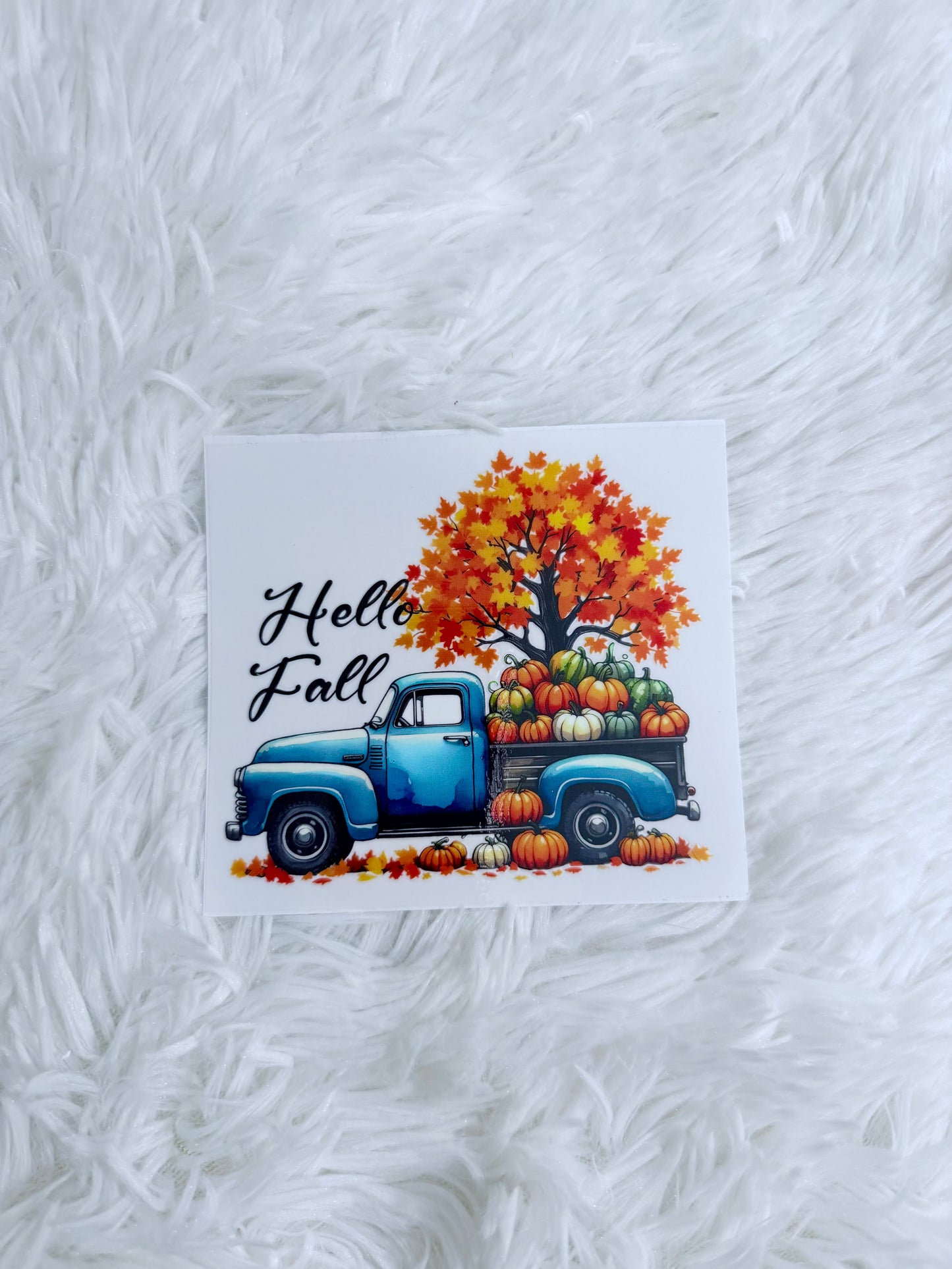 D35. Truck Hello Fall