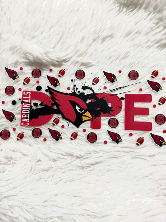 W178. Cardinals Tumbler Wrap
