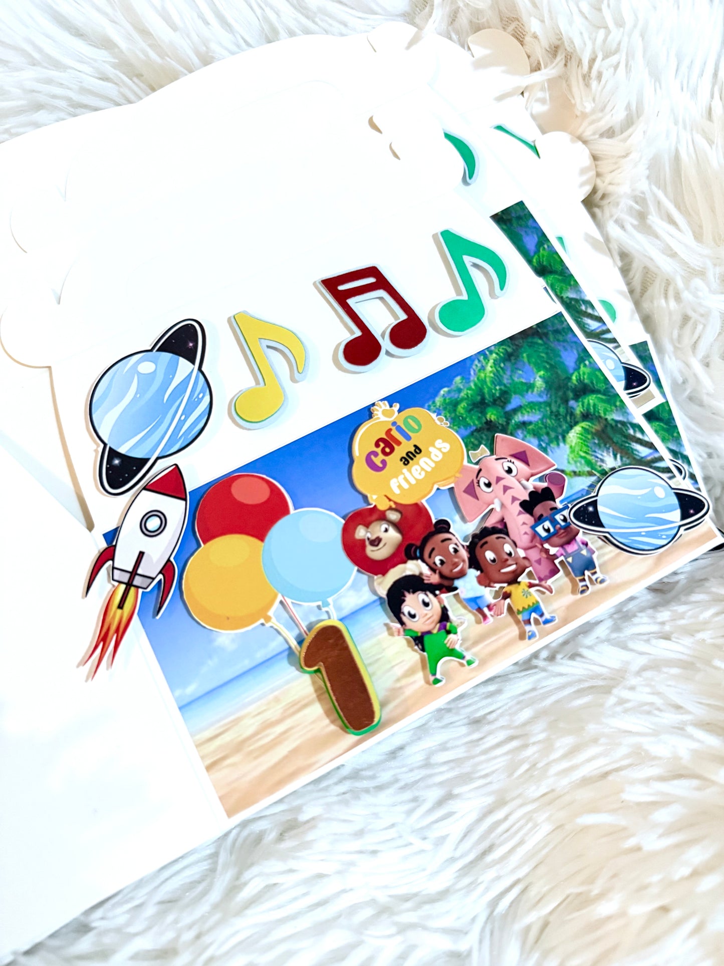 Kunda and Friends Inspired Favor Boxes, Party Decoration