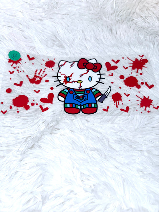 B180. Hello Kitty Blood Drip Halloween