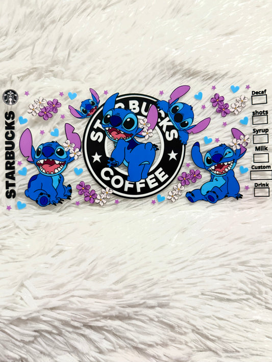 W110. Starbucks Coffee Stitch Tumbler Wrap