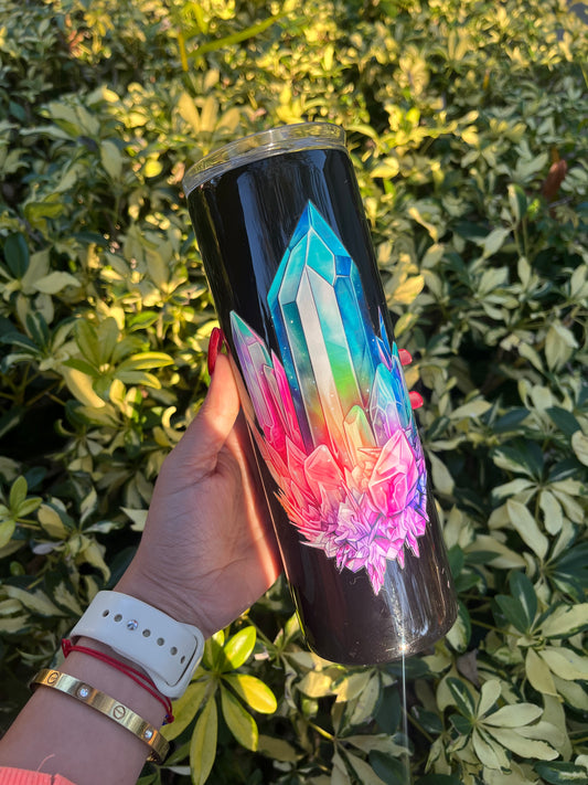 Colorful Crystals Tumbler