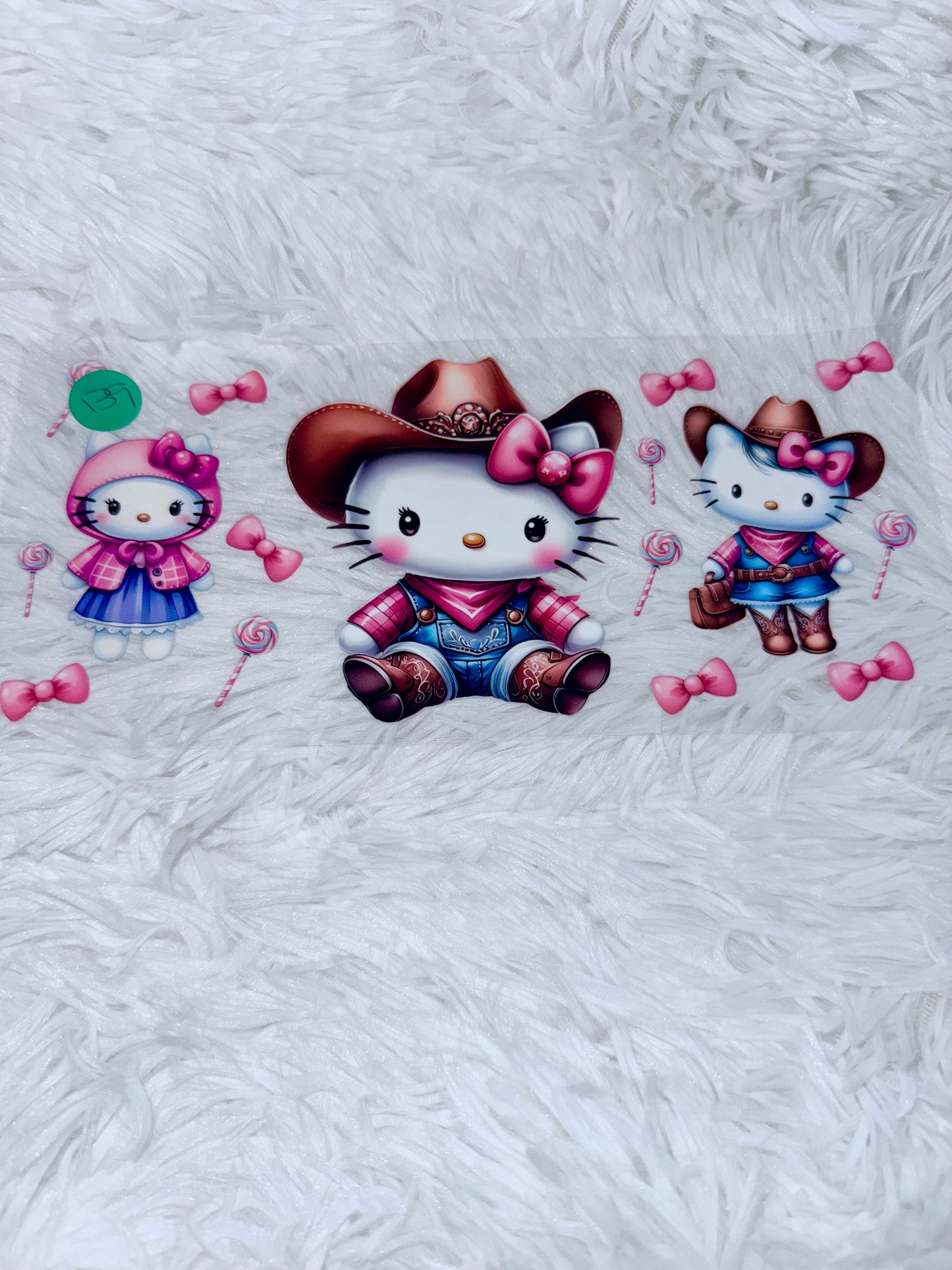 B139. Cowgirl Country Hello Kitty