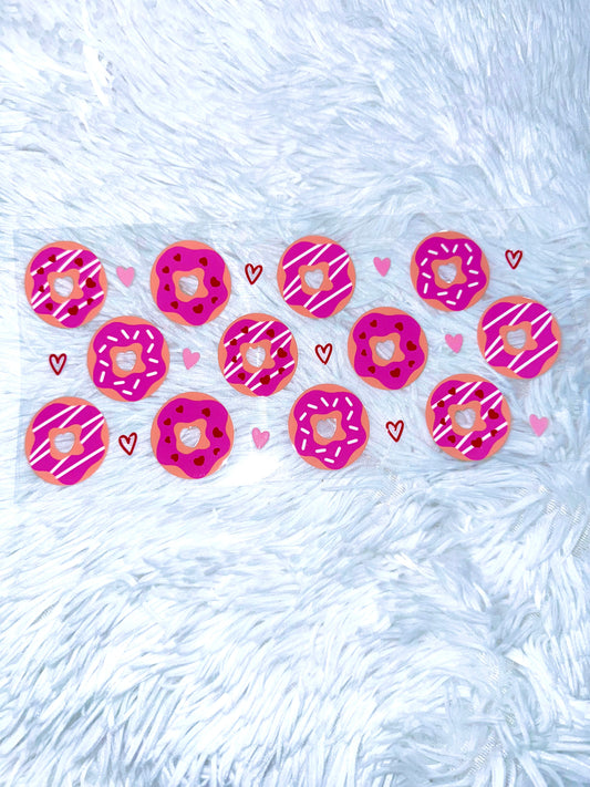 B205. Heart Donuts Tumbler Wrap