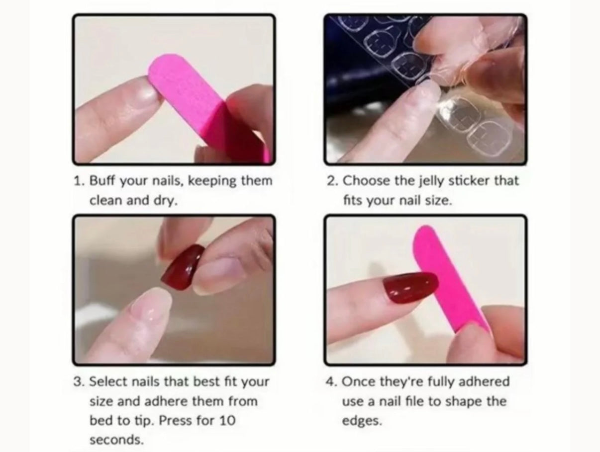 Pink Cat Eye Purple Tip 3D Flower Almond (Small) Acrylic Style Press On Nails