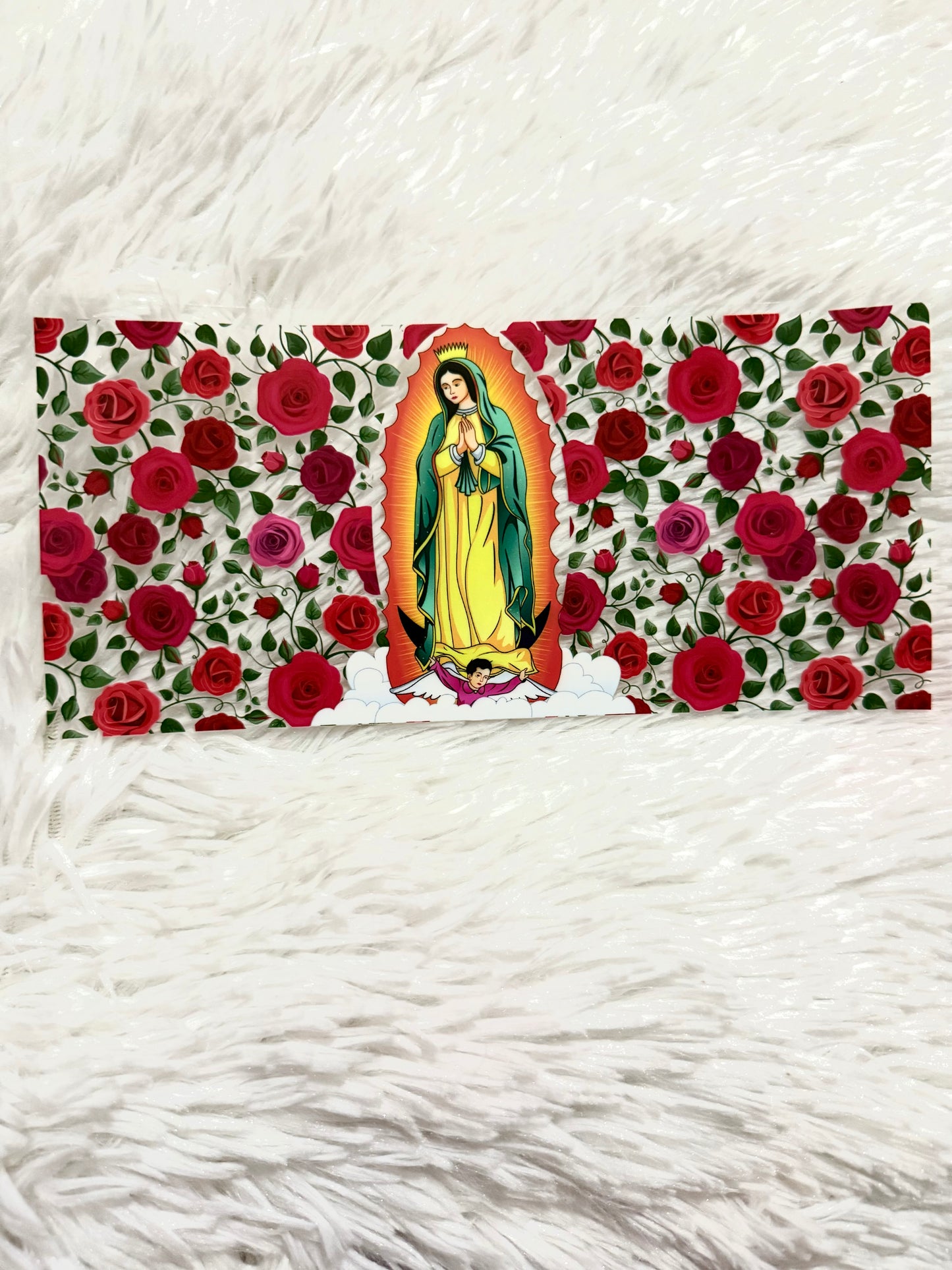 W91. Santa Maria Roses Tumbler Wrap