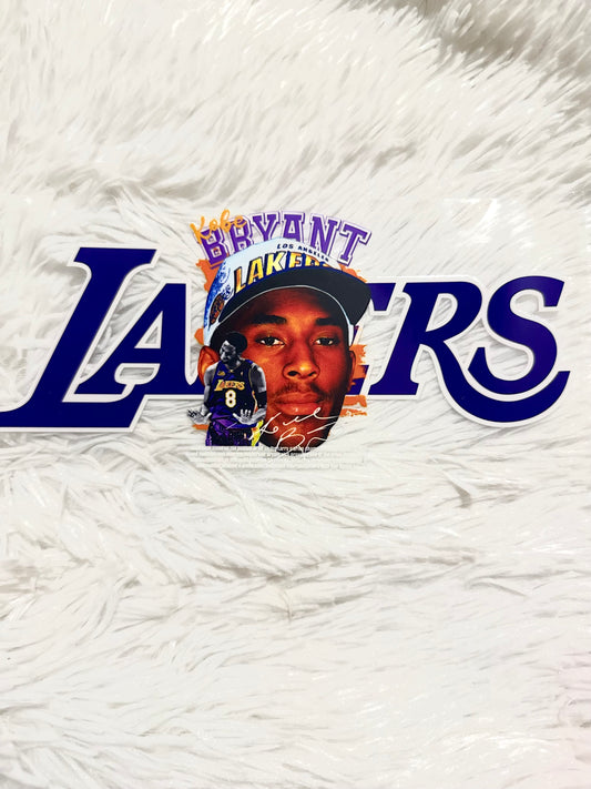W177. Lakers Kobe Bryant Throwback Tumbler Wrap